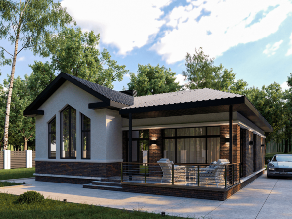 Проект будинку Тео - Візуалізація