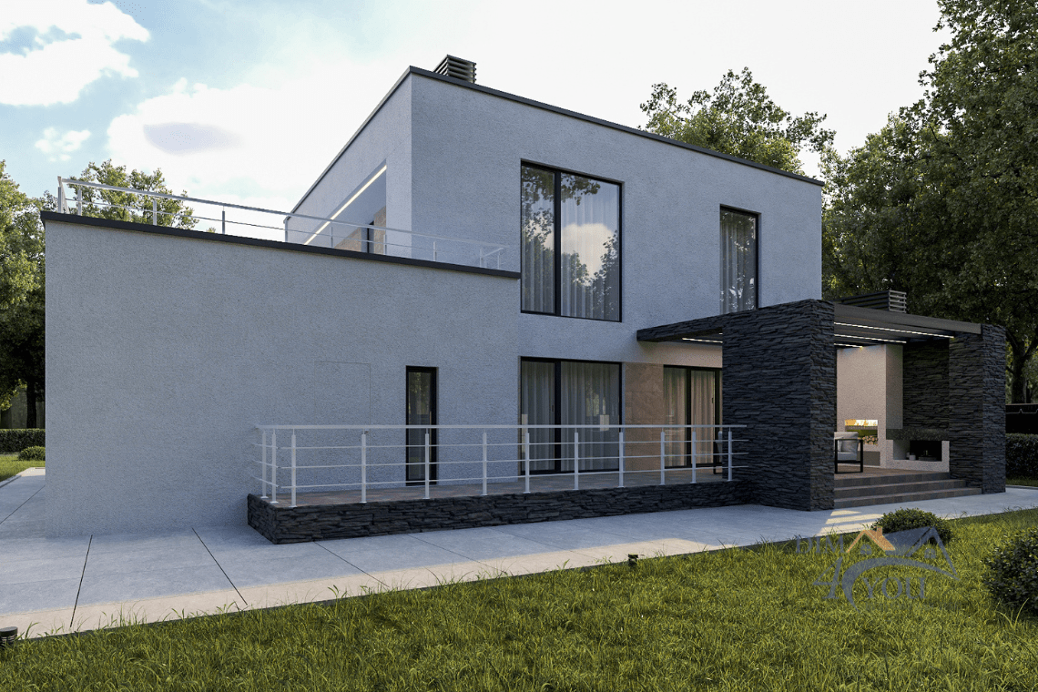 Проект будинку Кіра - Візуалізація 3